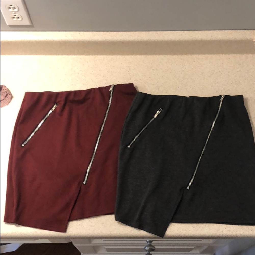 2 PACSUN Asymmetrical Skirts